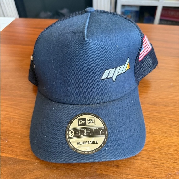 New Era Other - New Era Navy 9FORTY Cap with Logo and Flag